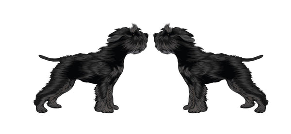 Life-Sized Miniature Schnauzer Decal - Cover-Alls Decals