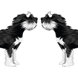 Life-Sized Miniature Schnauzer Decal - Cover-Alls Decals