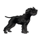 Life-Sized Miniature Schnauzer Decal - Cover-Alls Decals