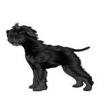 Life-Sized Miniature Schnauzer Decal - Cover-Alls Decals