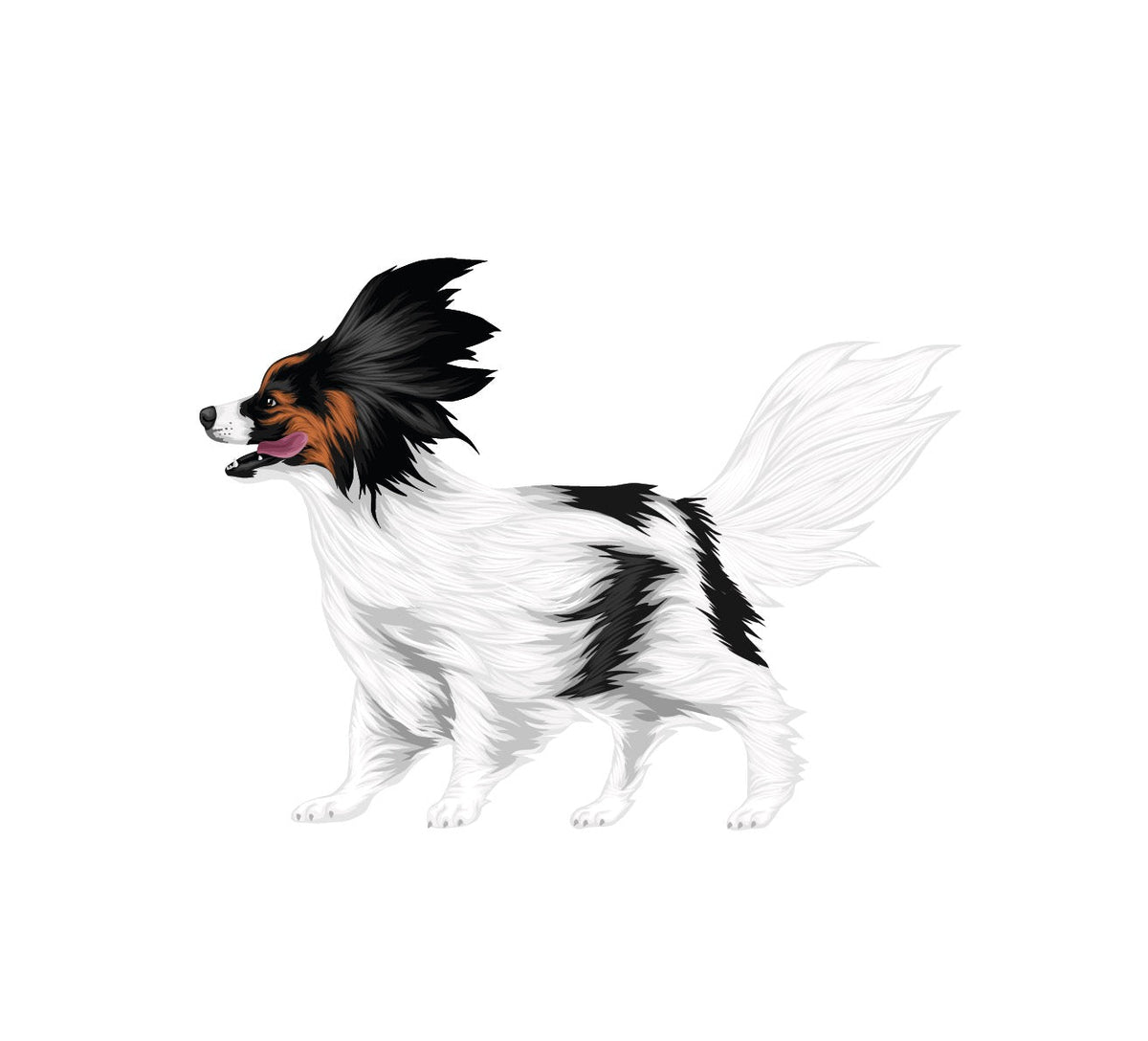 Life-Sized Papillon Decals - Cover-Alls Decals