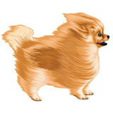 Life-Sized Pomeranian Decal - Cover-Alls Decals