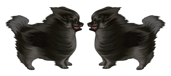 Life-Sized Pomeranian Decal - Cover-Alls Decals