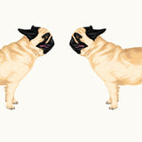 Life-Sized Pug Decal - Cover-Alls Decals