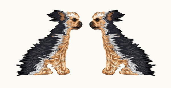 Life-Sized Yorkshire Terrier Decal - Cover-Alls Decals