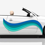 Long Blue Swash Decal - Cover-Alls Decals