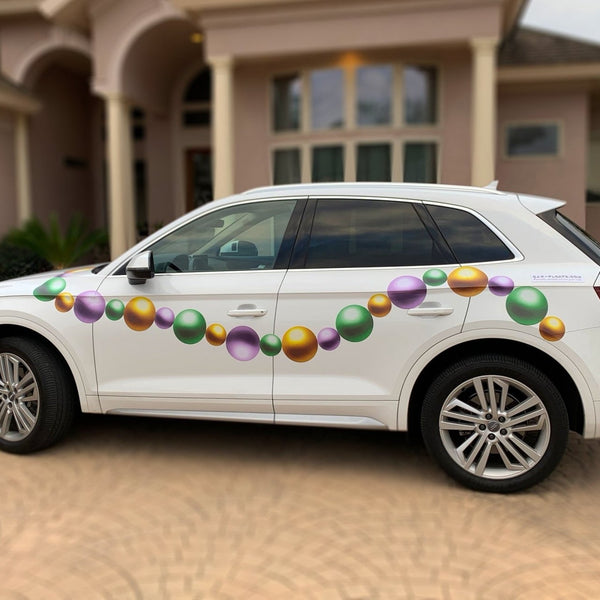 Classic Mardi Gras Bead Decals - Cover-Alls Decals