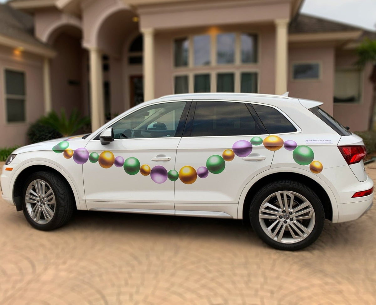 Classic Mardi Gras Bead Decals - Cover-Alls Decals