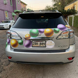 Mardi Gras Bead Decals - Car Floats Reusable Car Decals