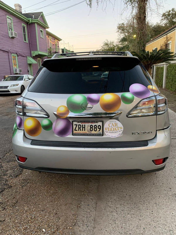 Classic Mardi Gras Bead Decals - Cover-Alls Decals