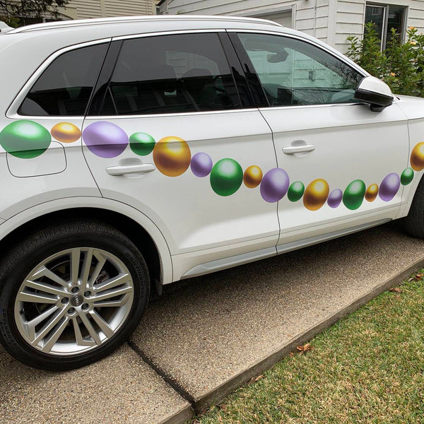 Classic Mardi Gras Bead Decals - Cover-Alls Decals