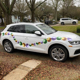 Mardi Gras Bead Decals - Car Floats Reusable Car Decals