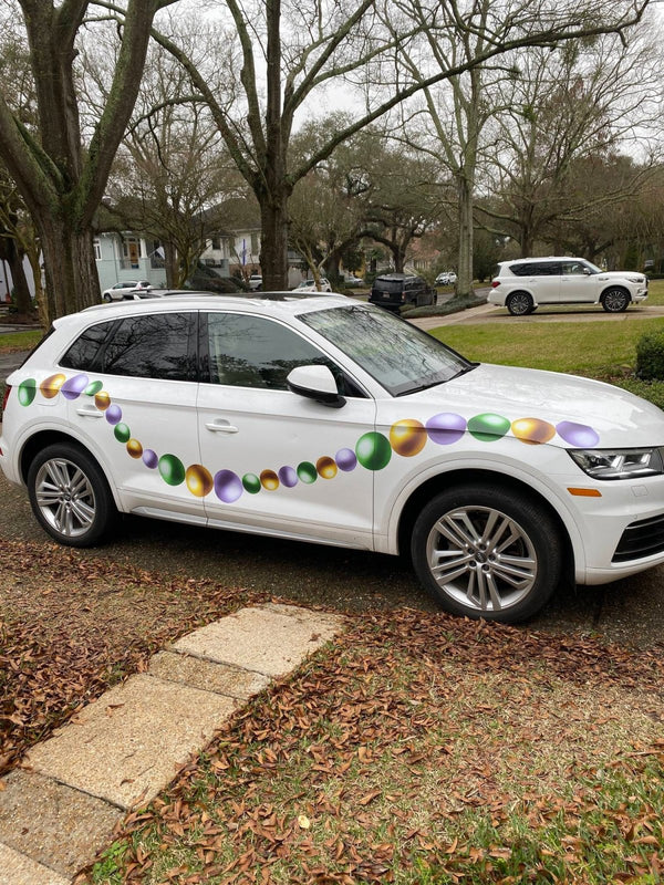 Classic Mardi Gras Bead Decals - Cover-Alls Decals