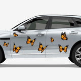 Monarch Butterflies - Car Floats Reusable Car Decals