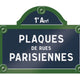 Plaques de Rues Parisiennes
