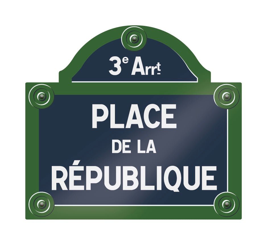 Paris Street Sign Decals - Cover-Alls Decals