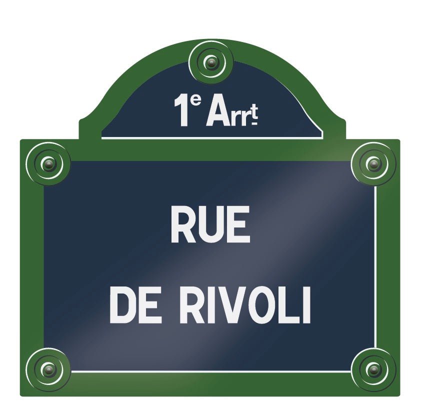 Paris Street Sign Decals - Cover-Alls Decals