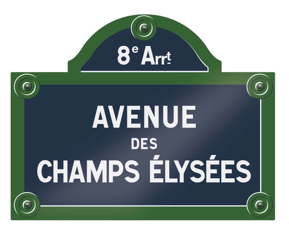 Paris Street Sign Decals - Cover-Alls Decals
