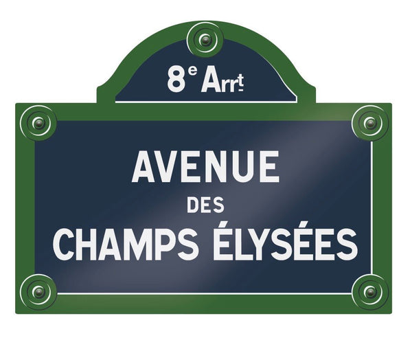 Paris Street Sign Decals - Cover-Alls Decals