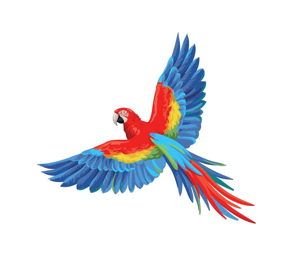 Parrots and Macaws - Cover-Alls Decals