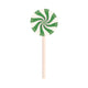 Green/White Round