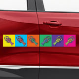 Pop Art Crawfish Decals - Cover-Alls Decals
