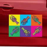 Pop Art Crawfish Decals - Cover-Alls Decals