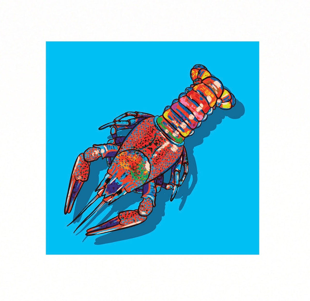 Pop Art Crawfish Decals - Cover-Alls Decals