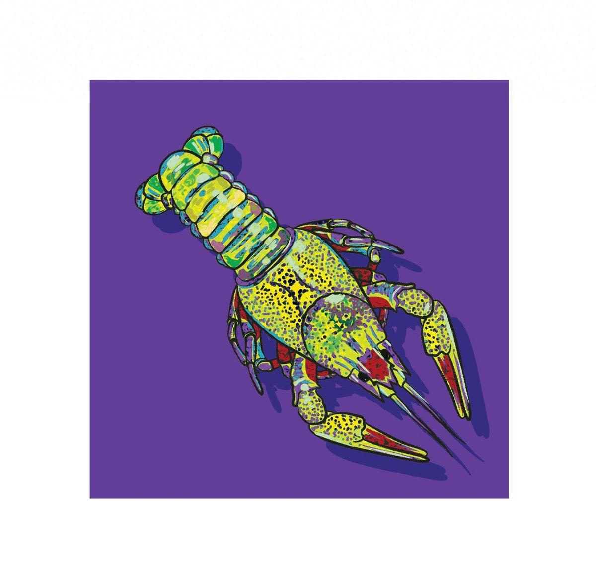 Pop Art Crawfish Decals - Cover-Alls Decals