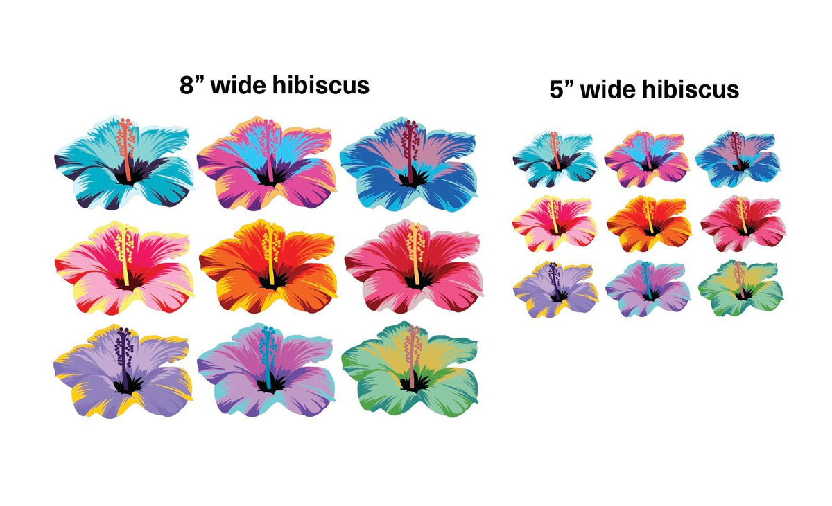 Pop Art Hibiscus - Cover-Alls Decals