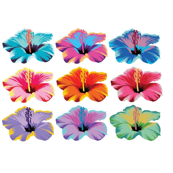 Pop Art Hibiscus - Cover-Alls Decals
