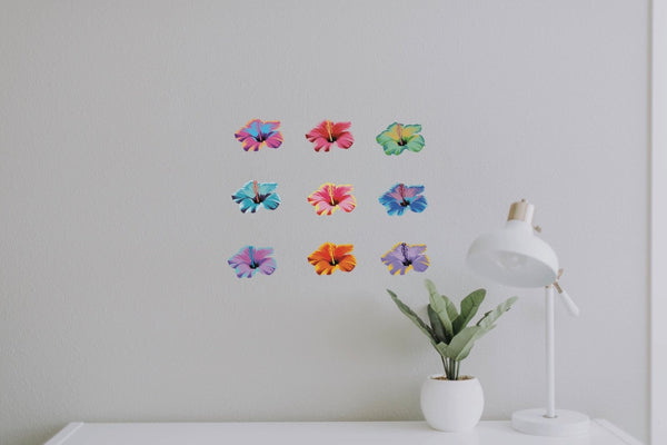 Pop Art Hibiscus - Cover-Alls Decals
