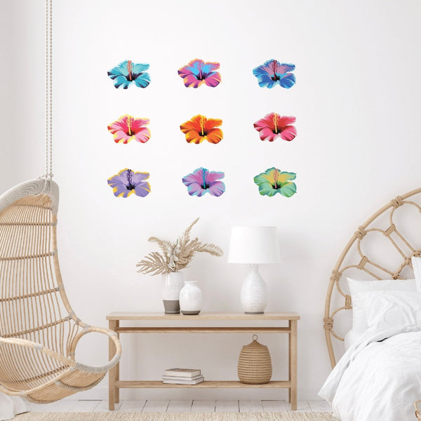 Pop Art Hibiscus - Cover-Alls Decals