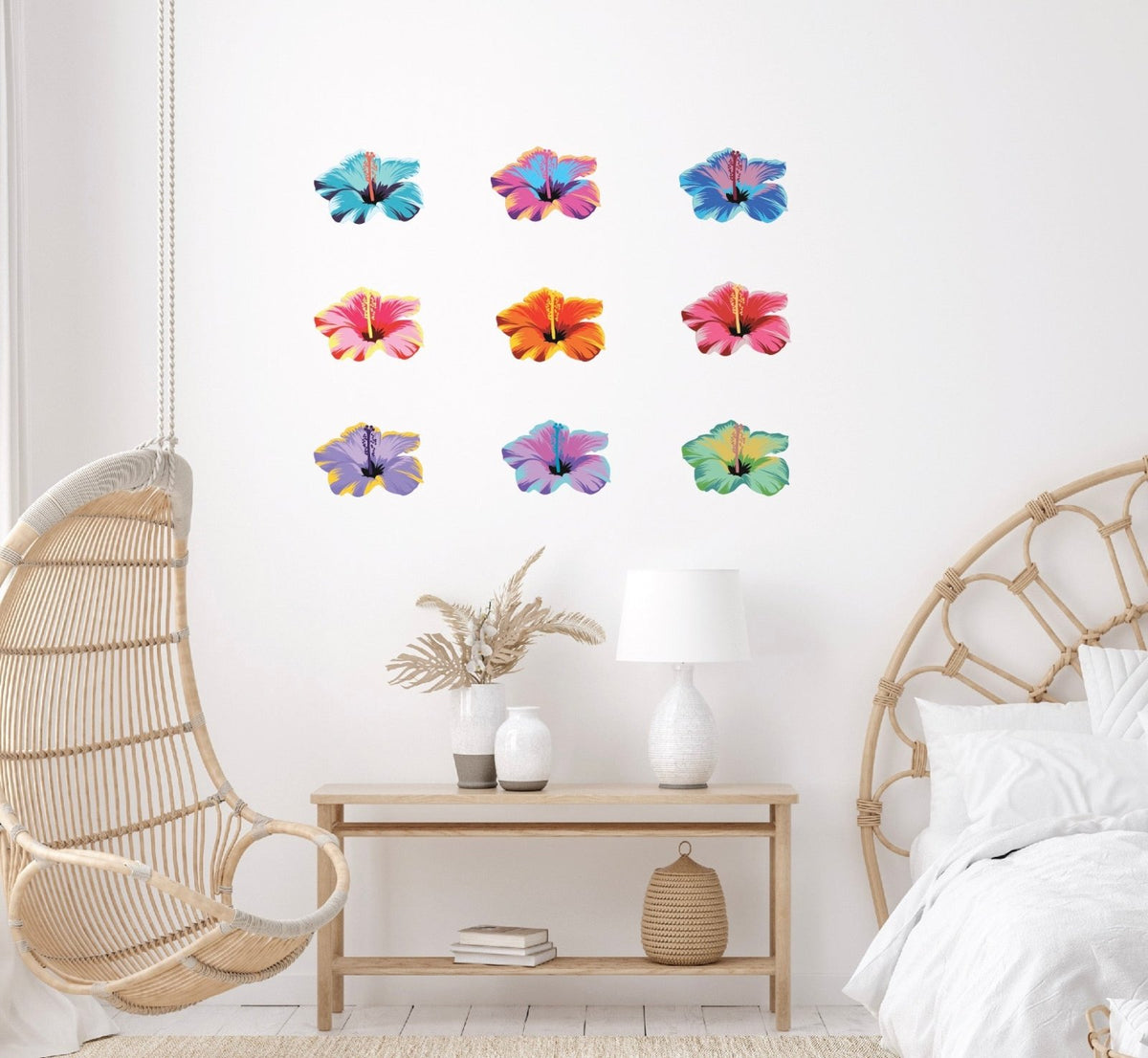 Pop Art Hibiscus - Cover-Alls Decals
