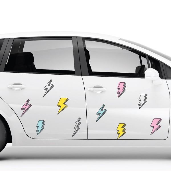 Pop Art Lightning Bolt Decals - Cover-Alls Decals