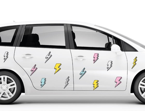 Pop Art Lightning Bolt Decals - Cover-Alls Decals