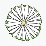 Psychedelic Daisy Decals - Cover-Alls Decals