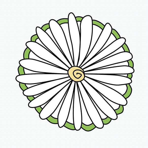 Psychedelic Daisy Decals - Cover-Alls Decals