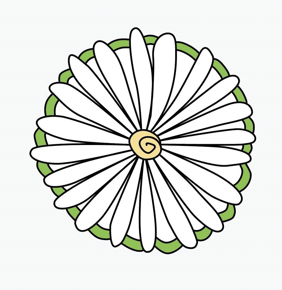 Psychedelic Daisy Decals - Cover-Alls Decals