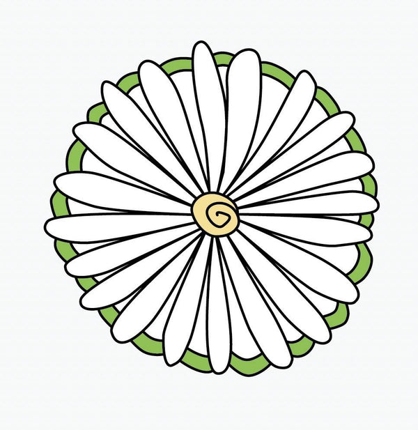 Psychedelic Daisy Decals - Cover-Alls Decals