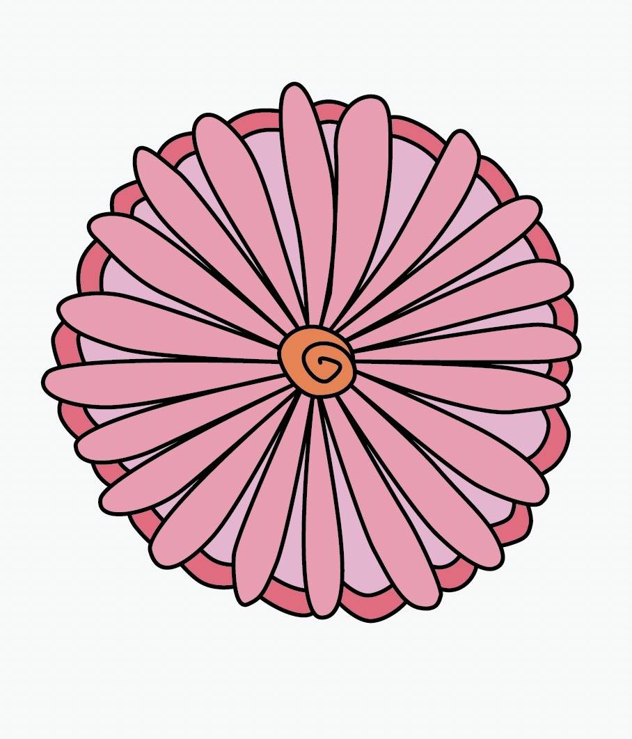 Psychedelic Daisy Decals - Cover-Alls Decals