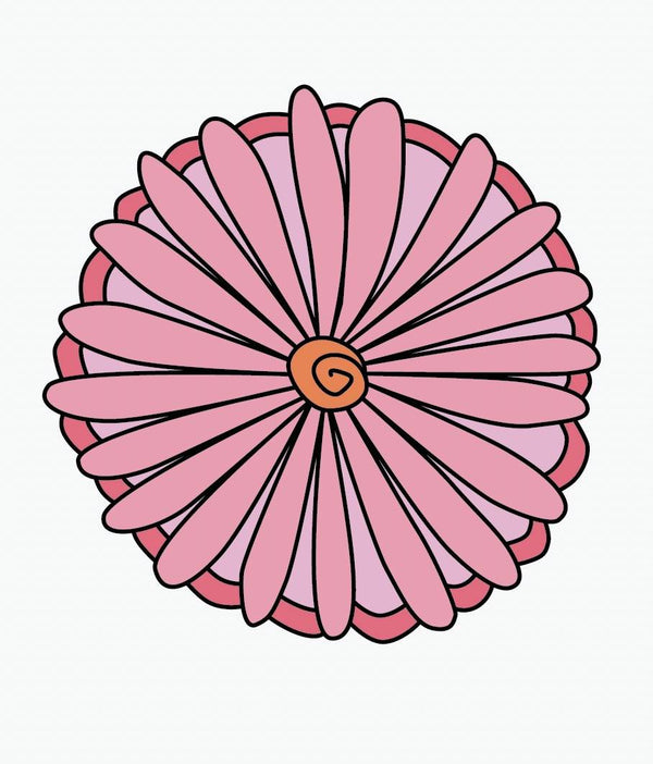 Psychedelic Daisy Decals - Cover-Alls Decals