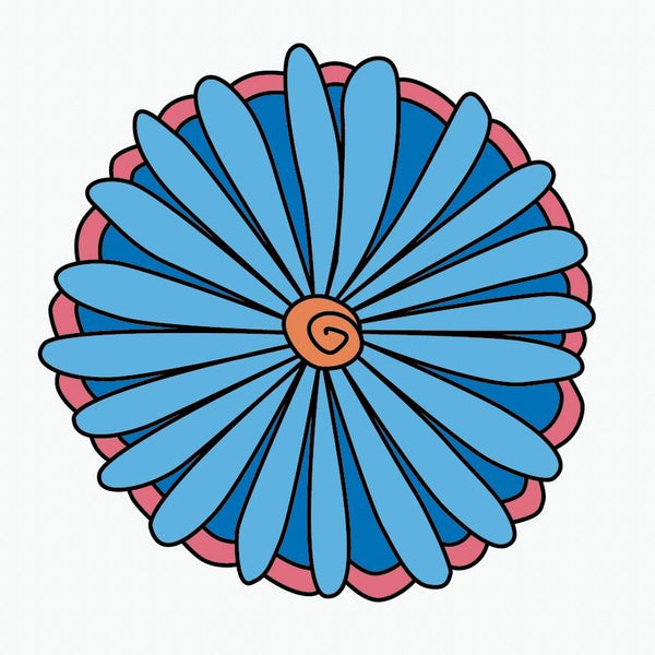 Psychedelic Daisy Decals - Cover-Alls Decals