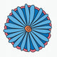 Psychedelic Daisy — blue