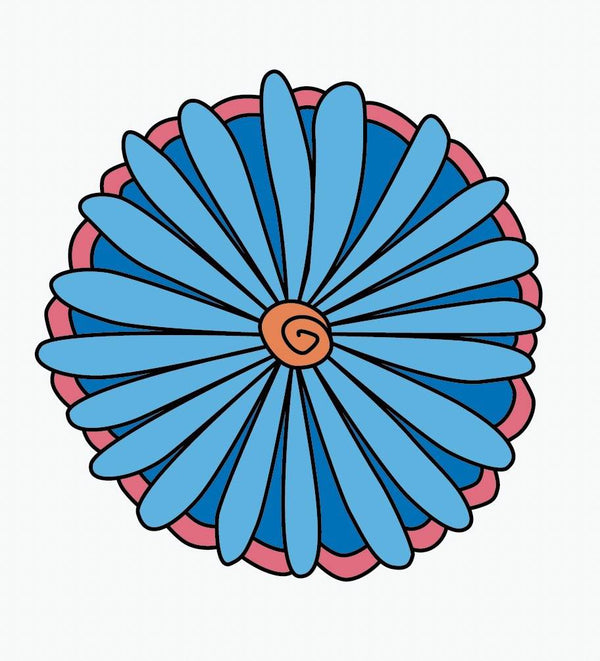 Psychedelic Daisy Decals - Cover-Alls Decals