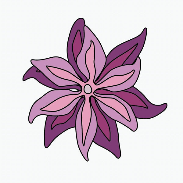 Psychedelic Lily Decals - Cover-Alls Decals