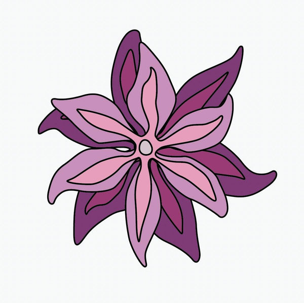 Psychedelic Lily Decals - Cover-Alls Decals