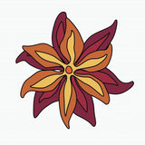 Psychedelic Lily Decals - Cover-Alls Decals