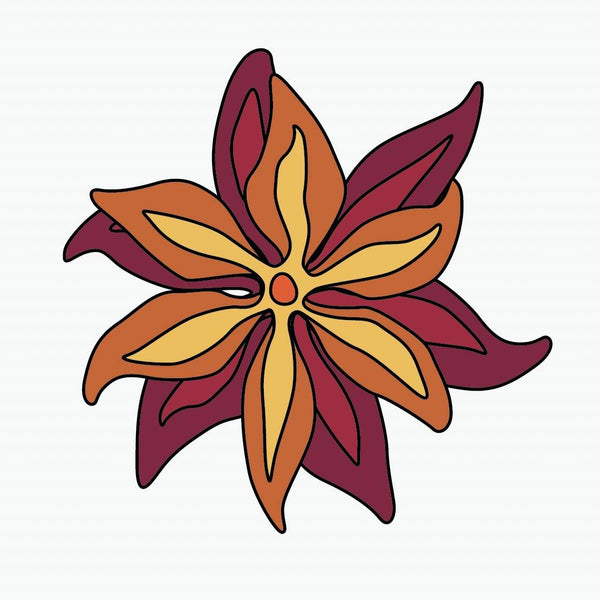 Psychedelic Lily Decals - Cover-Alls Decals
