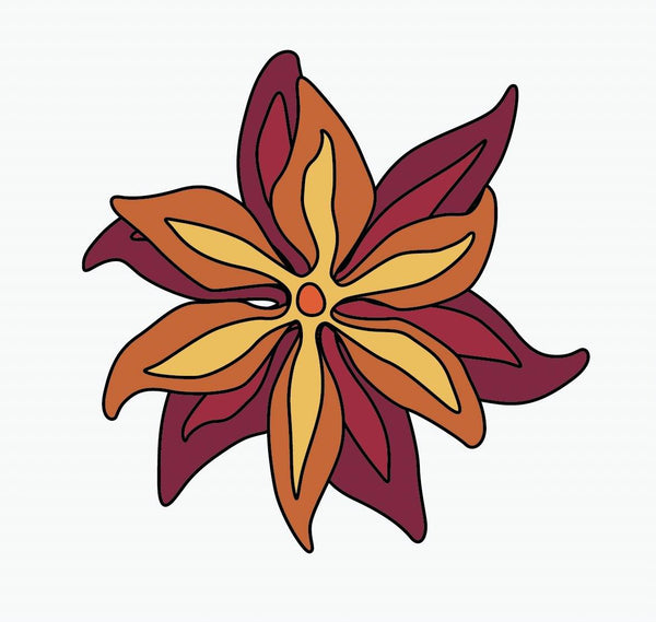 Psychedelic Lily Decals - Cover-Alls Decals